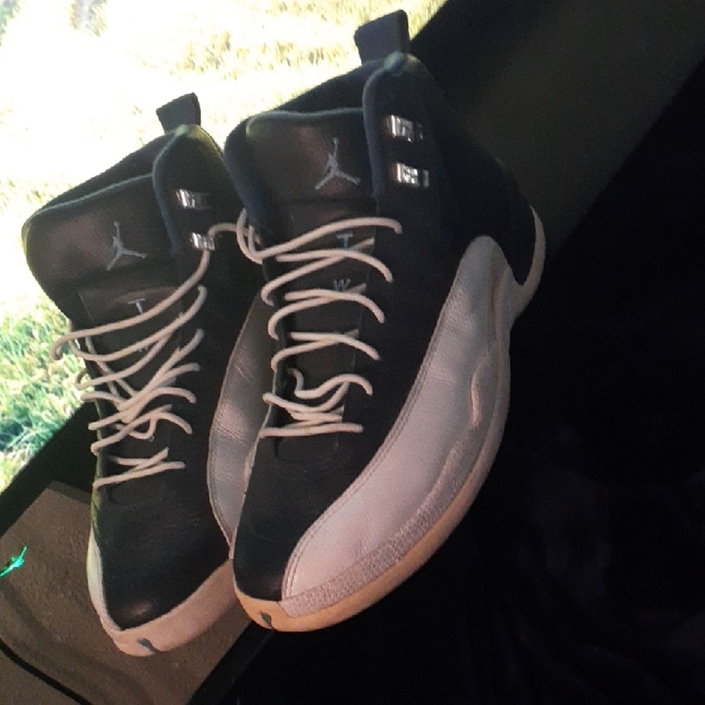 Jordan Black and White Sneakers